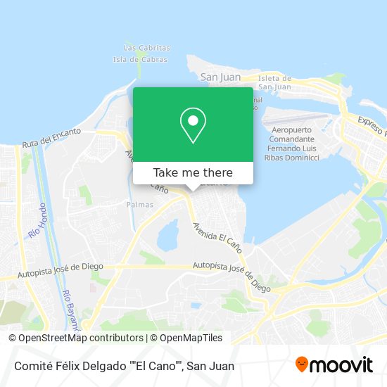 Comité Félix Delgado ""El Cano"" map