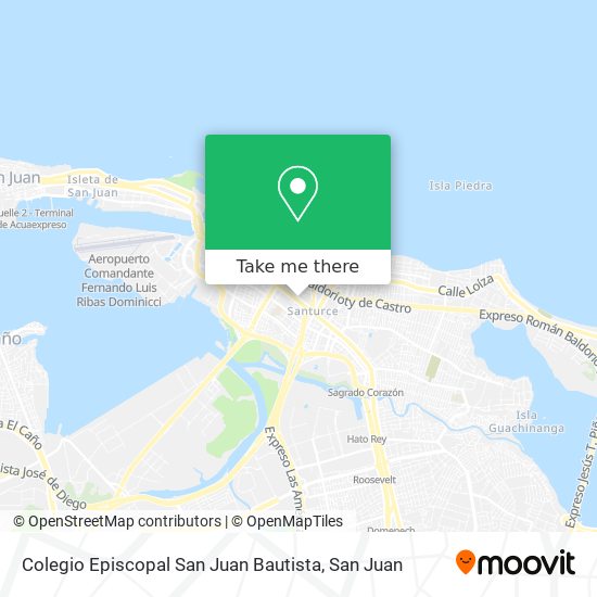 Colegio Episcopal San Juan Bautista map