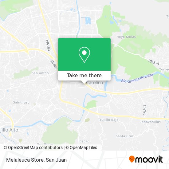 Melaleuca Store map