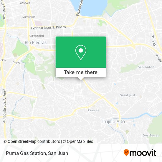 Puma Gas Station map