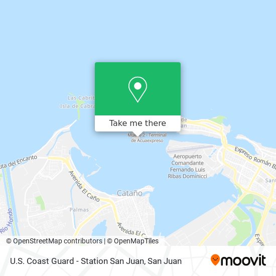 U.S. Coast Guard - Station San Juan map