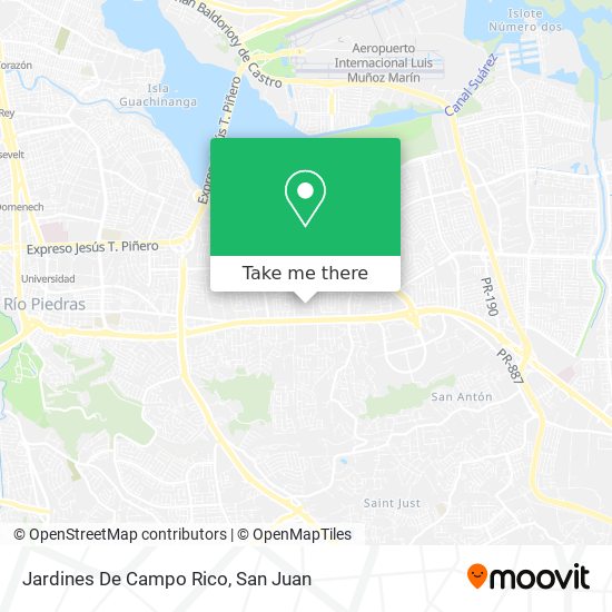 Jardines De Campo Rico map