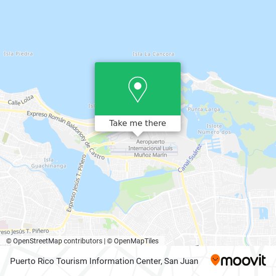 Puerto Rico Tourism Information Center map