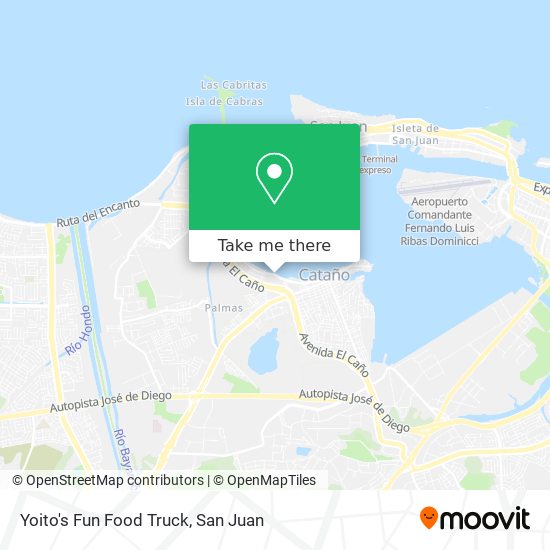 Yoito's Fun Food Truck map
