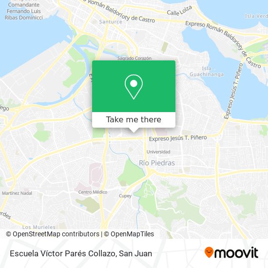 Escuela Víctor Parés Collazo map