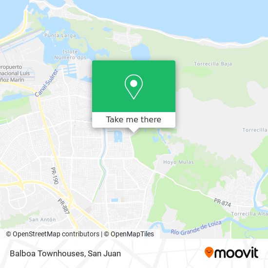 Balboa Townhouses map