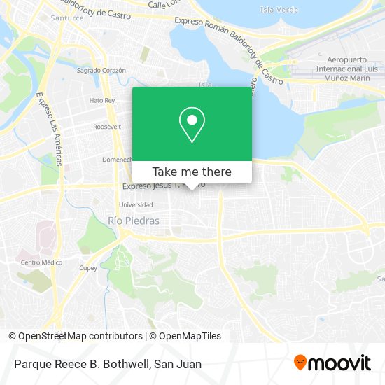 Mapa de Parque Reece B. Bothwell