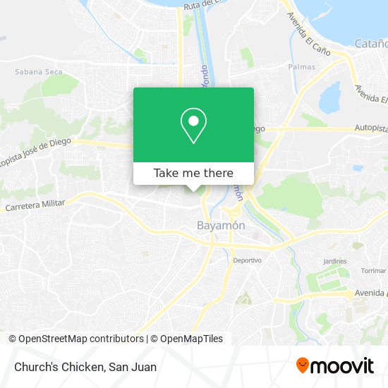 Church's Chicken map