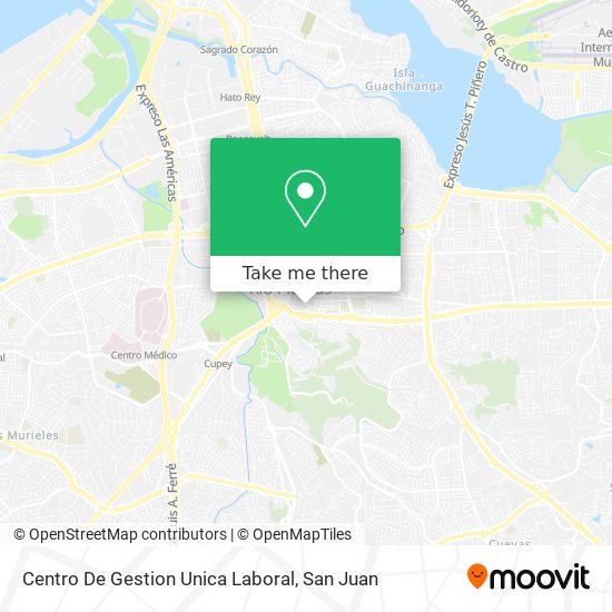 Centro De Gestion Unica Laboral map