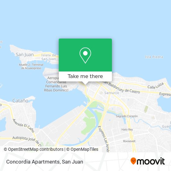 Mapa de Concordia Apartments