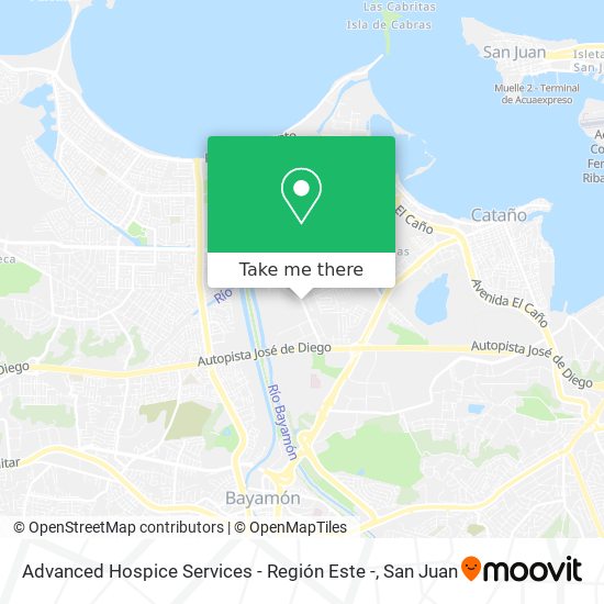 Advanced Hospice Services - Región Este - map