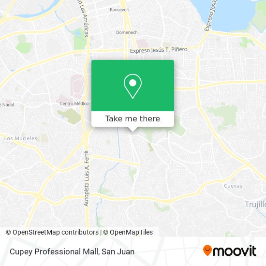 Cupey Professional Mall map