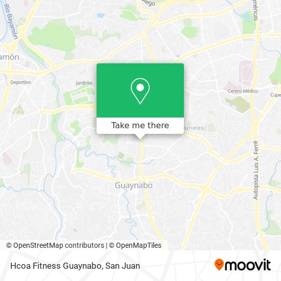 Hcoa Fitness Guaynabo map