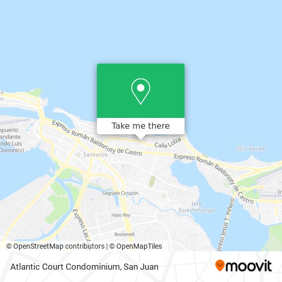 Atlantic Court Condominium map