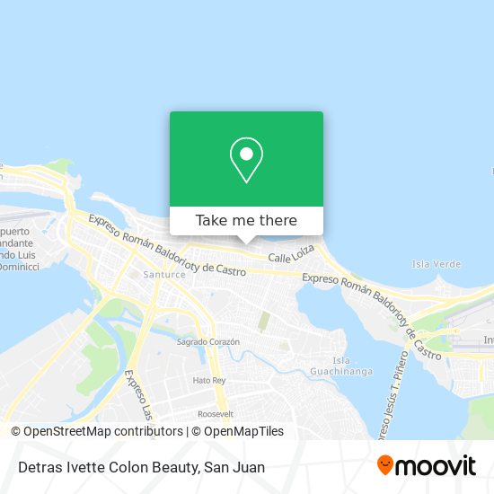 Mapa de Detras Ivette Colon Beauty