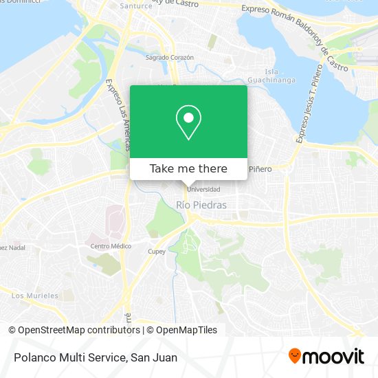 Polanco Multi Service map