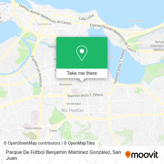 Parque De Fútbol Benjamín Martínez González map