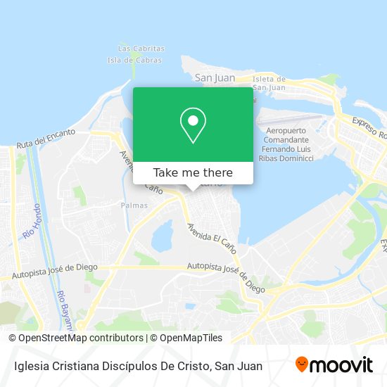 Iglesia Cristiana Discípulos De Cristo map