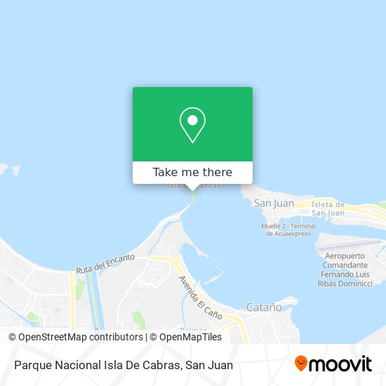 Parque Nacional Isla De Cabras map