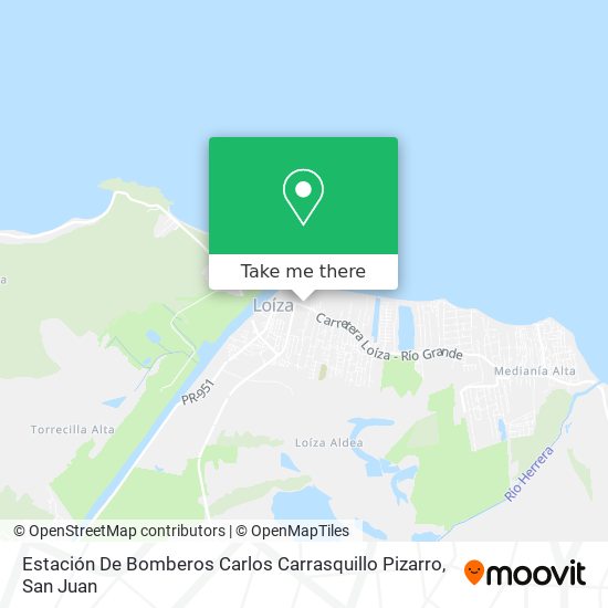 Estación De Bomberos Carlos Carrasquillo Pizarro map