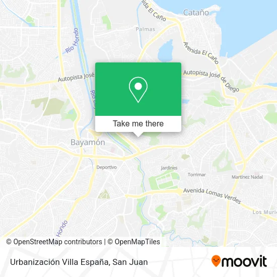 Mapa de Urbanización Villa España