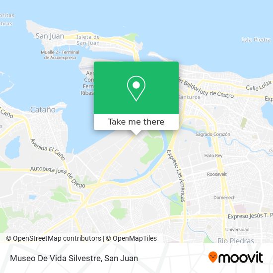 Mapa de Museo De Vida Silvestre