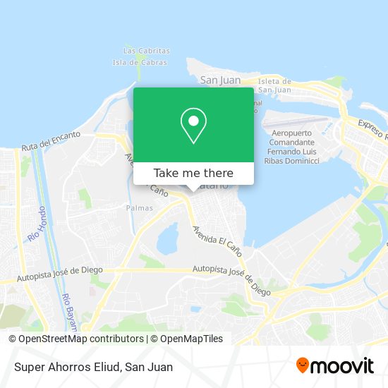 Super Ahorros Eliud map