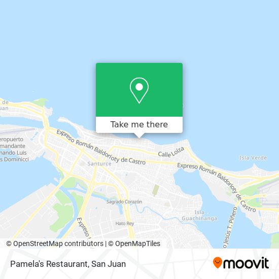 Mapa de Pamela's Restaurant