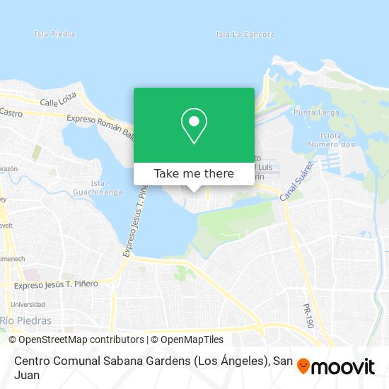 Centro Comunal Sabana Gardens (Los Ángeles) map