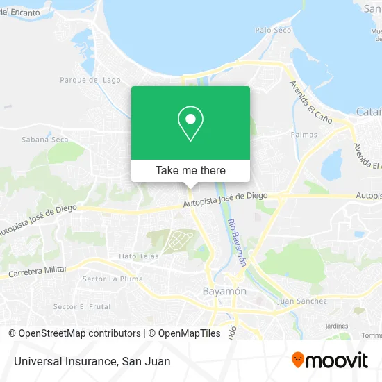 Universal Insurance map