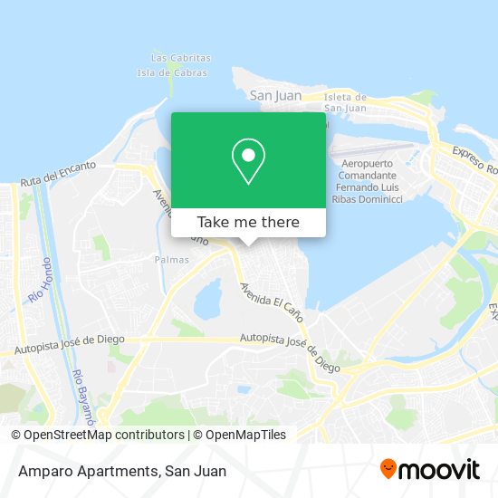 Amparo Apartments map