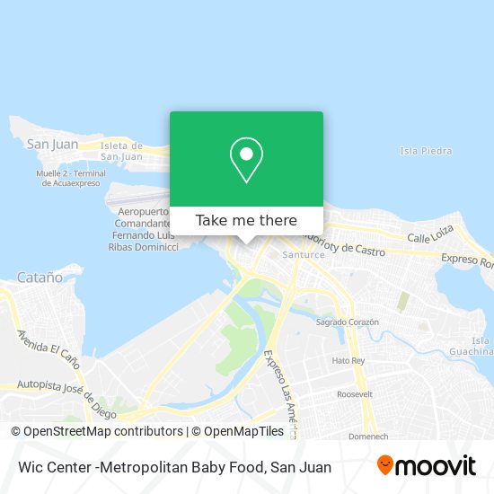 Wic Center -Metropolitan Baby Food map