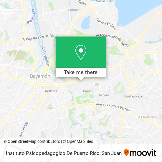 Instituto Psicopedagogico De Puerto Rico map
