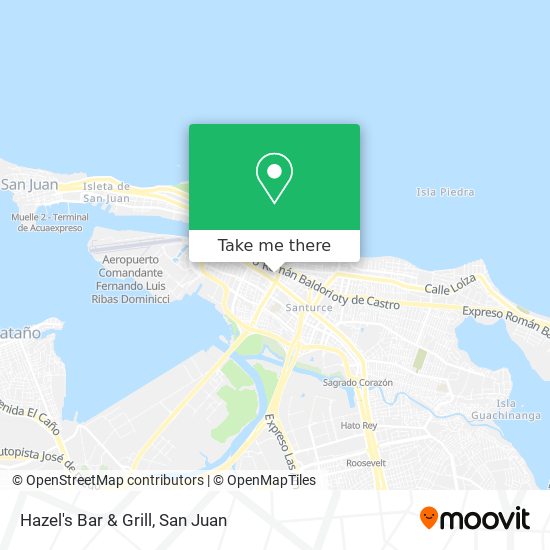 Mapa de Hazel's Bar & Grill