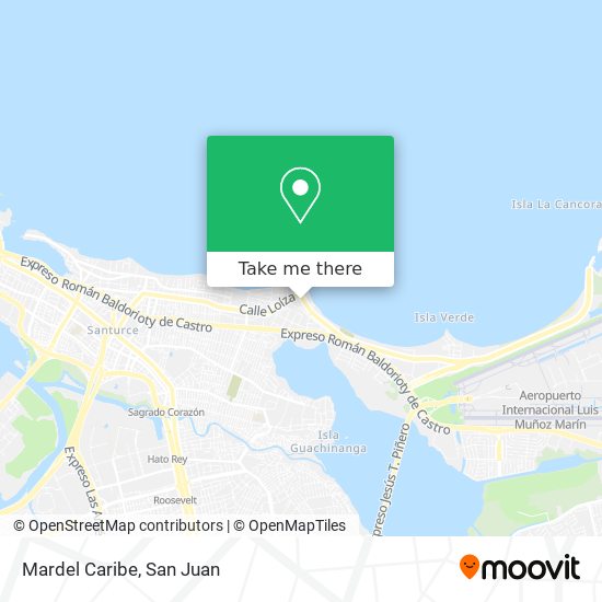 Mardel Caribe map