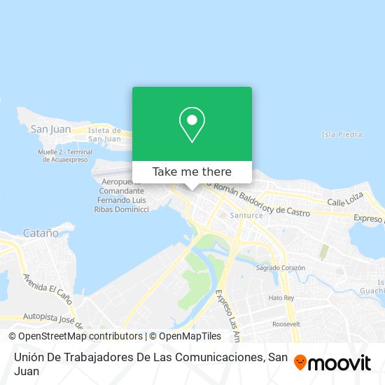 Mapa de Unión De Trabajadores De Las Comunicaciones