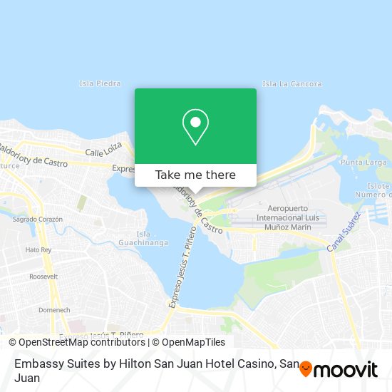 Embassy Suites by Hilton San Juan Hotel Casino map