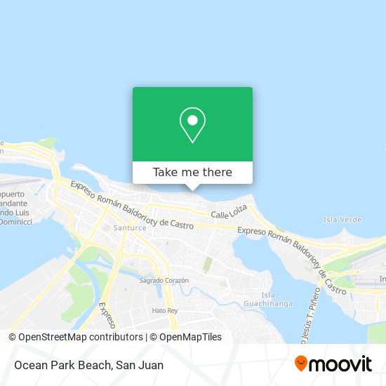 Ocean Park Beach map