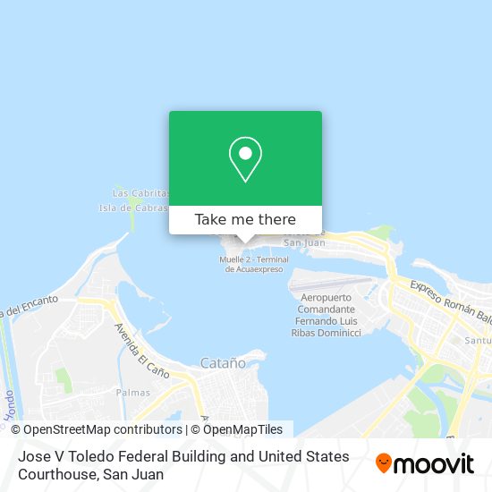Jose V Toledo Federal Building and United States Courthouse map