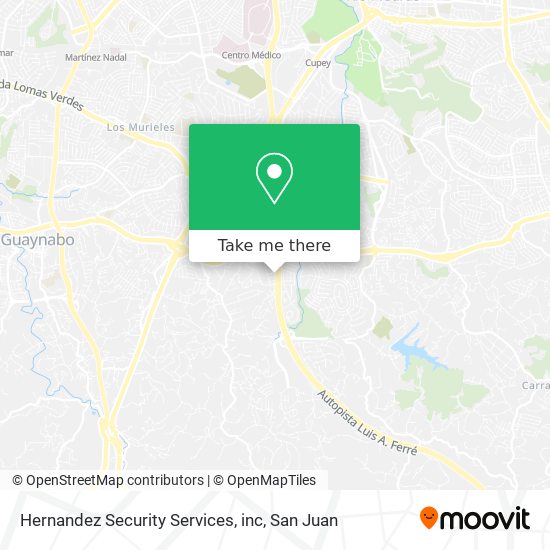 Hernandez Security Services, inc map