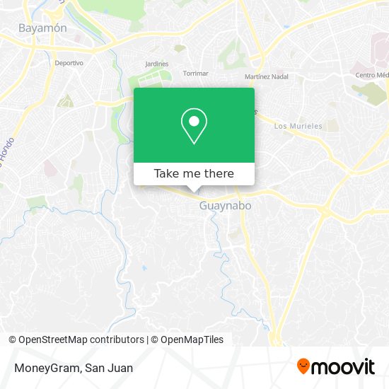 MoneyGram map