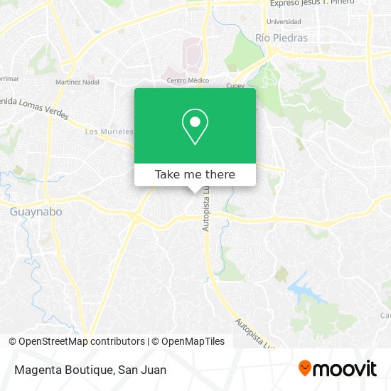 Magenta Boutique map