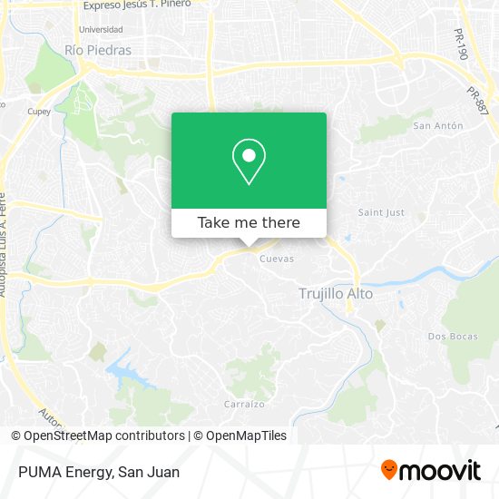 PUMA Energy map