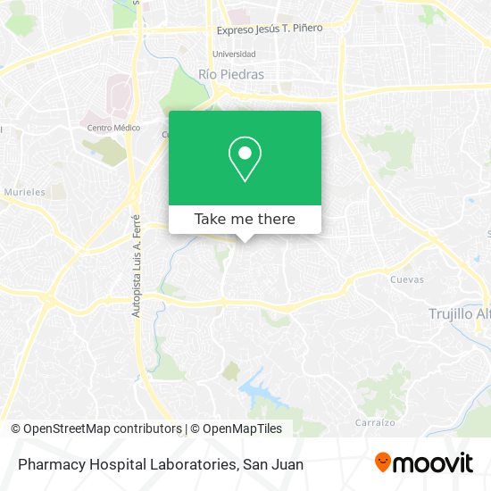 Mapa de Pharmacy Hospital Laboratories