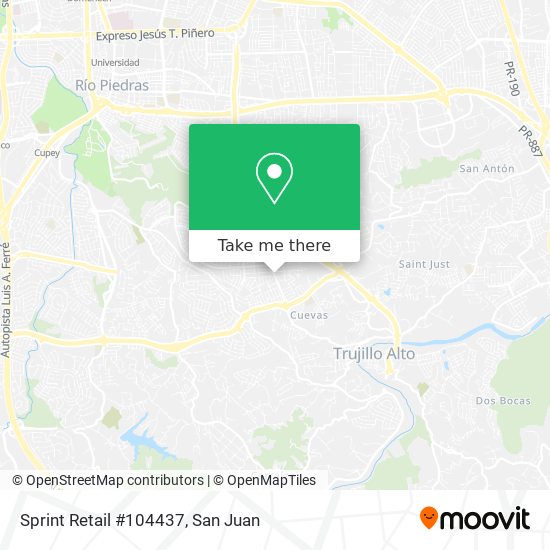 Sprint Retail #104437 map
