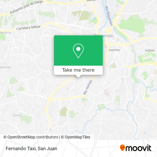 Fernando Taxi map