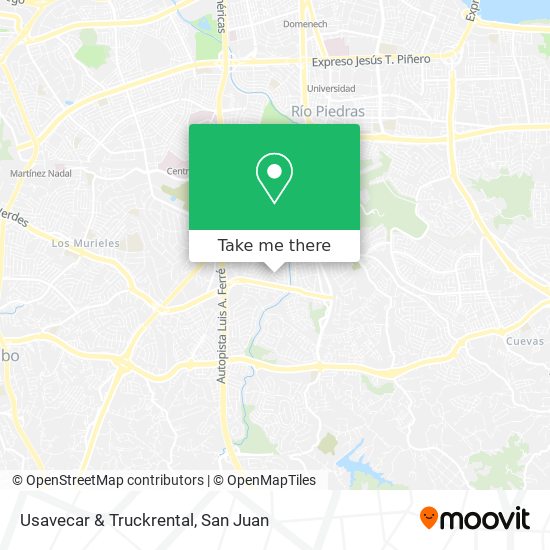 Usavecar & Truckrental map