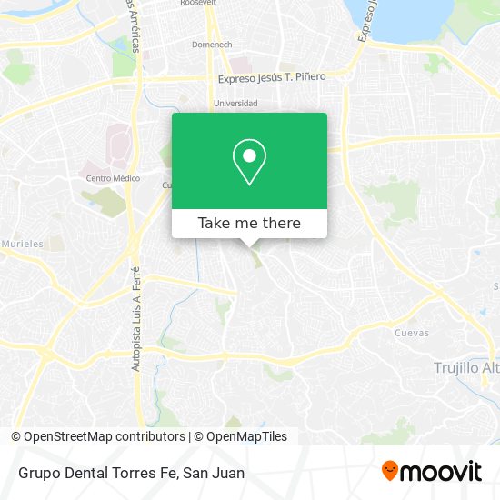 Grupo Dental Torres Fe map