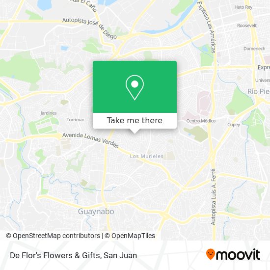 De Flor's Flowers & Gifts map