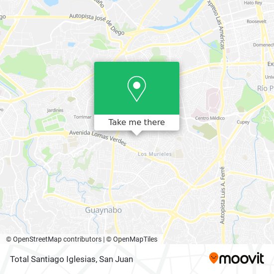Mapa de Total Santiago Iglesias